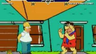 Homer Simpson Vs Fred Flintstone [upl. by Eldrid719]