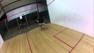 Squash Game  Recorded with Gopro Hero 2 [upl. by Stormie940]