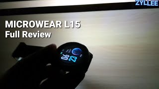 Microwear L15 Bluetooth Cheap Smart Watch with a Bright LED Flashlight with Long Battery Life [upl. by Adnuahsal490]