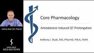 Pharmacology  Amiodarone Induced QT Prolongation  by Dr Busti [upl. by Melmon276]