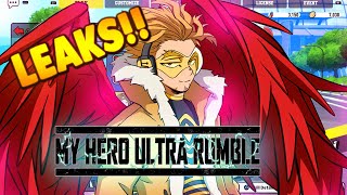 NEW LEAKS Hawks Character And Skills My Hero Ultra Rumble [upl. by Akiret337]