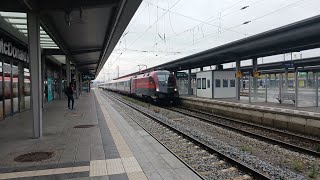 Züge in Rosenheim mit EC194 Transalpin [upl. by Balcke]