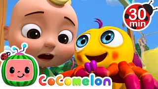 Itsy Bitsy Spider  Cocomelon  🔤 Moonbug Subtitles 🔤  Learning Videos [upl. by Ulrich]