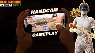 Bgmi 4Finger Gyro Handcam Gameplay 😈 [upl. by Sarina]