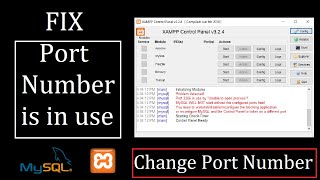 How to Fix MySQL port 3306 already in use Error  Another instance already running [upl. by Lebaron]