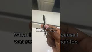 Locs falling out Retwisting NIGHTMARE 😱 shorts naturalhair hairtips [upl. by Attehcnoc]