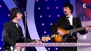 Garnier et Sentou 67 Les fils des Beatles veulent chanter ensemble ONDAR [upl. by Aysa]