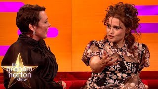 Helena Bonham Carter Used A Psychic To Speak To Princess Margaret’s Ghost  The Graham Norton Show [upl. by Neelsaj554]