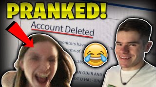 I DELETED MY SISTERS ROBLOX ACCOUNT REVENGE PRANK  Linkmon99 IRL 15 [upl. by Pressman]