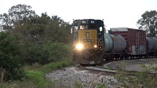 Lakeland Florida train L772 pulling into Winston yard w locomotive 2018 [upl. by Lust]