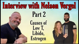 Interview with Nelson Vergel Pt 2 CAUSES OF LOW T LIBIDO ESTROGEN AI USE HORMONE RATIOS [upl. by Vi]