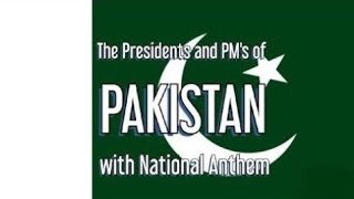 The National Anthem of Pakistan Pāk Sarzamīn  The Presidents of Pakistan 2024 [upl. by Eirameinna]