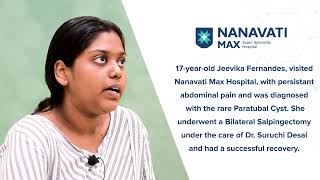 Bilateral Salpingectomy for Large Paratubal Cysts│ Patient Success Story │Nanavati Max Hospital [upl. by Hernardo]