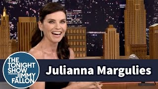 Julianna Margulies Wets Her Hair with a FoulNamed Grease [upl. by Herzog681]