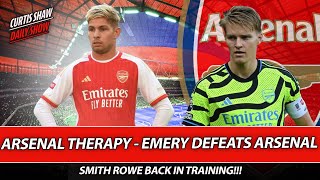 Arsenal Therapy  Emery Defeats Arsenal  Smith Rowe Back In Training  PSV Away [upl. by Drandell241]