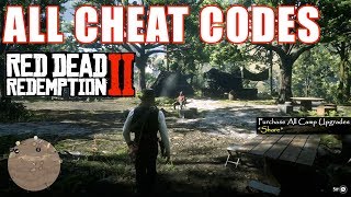 Red Dead Redemption 2 Cheats ALL CHEAT CODES [upl. by Rammaj]