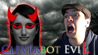 Cleverbot Evie  SHE KNOWS MY REAL NAME  Evie is EviL [upl. by Ambrogino]