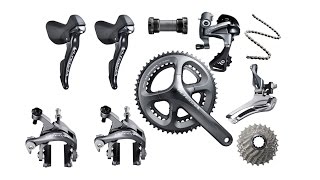 Shimano Ultegra 6800 Groupset weight 11 speed manual [upl. by Rika798]