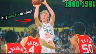 19801981 NBA SEASON IN 9 MINUTES  NBA WRAPPED RARE FOOTAGE [upl. by Legim]