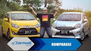 Toyota Agya 12 2017 vs Toyota Agya 10 2016  10 HAL KOMPARASI yang Perlu Diketahui [upl. by Beller]