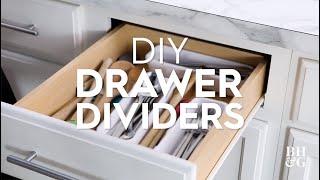 DIY Drawer Divider to Organize your Kitchen Utensils  Basics  Better Homes amp Gardens [upl. by Ciccia517]