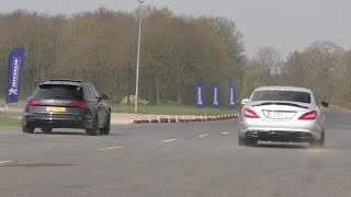 700HP RENNtech Mercedes CLS63 AMG vs Audi RS6 vs Mercedes C63 AMG vs Audi RS3 [upl. by Buehler]