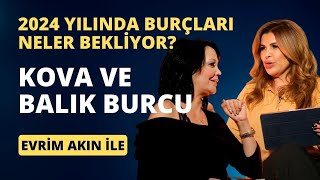 KOVA VE BALIK BURCU İÇİN 2024 NASIL GEÇECEK  Yükselenler nelere dikkat etmeli [upl. by Letty]