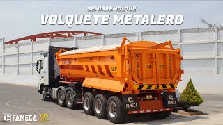 SEMIRREMOLQUE VOLQUETE METALERO 24 m3 FAMECA [upl. by Lubbock174]