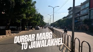 Durbar Marg to Jawalakhel  Kathmandu Motorcycle Tour [upl. by Moazami]