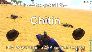 How to get chitin in ARK Survival Evolved [upl. by Animsay920]