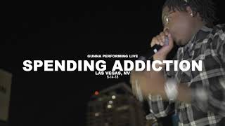 Gunna Performing ‘Spending Addiction’ Live In Las Vegas on His 25th Birthday [upl. by Gromme]