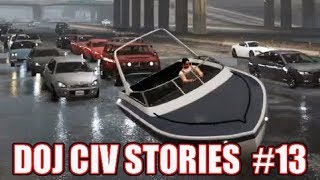 GTA5 RP  DOJ Civ Stories 13  George goes sailing [upl. by Bashee186]