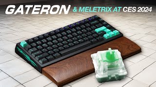 New Future Of Keyboards Gaterons Magnetic Switches  Meletrix BOOG75 at CES 2024 [upl. by Ednalrim]