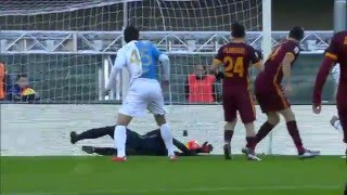 Il gol di Paloschi  Chievo  Roma  33  Giornata 18  Serie A TIM 201516 [upl. by Attehcram]