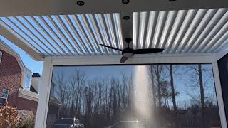 StruXure Motorized Pergola amp Phantom Retractable Screens  Williamsburg [upl. by Ahsinit268]