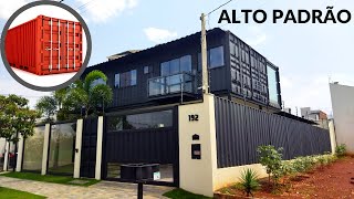 CASAS DE CONTAINER ALTO PADRÃO DE LUXO NO BRASIL [upl. by Yllas974]