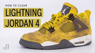 How To Clean The Air Jordan Lightning 4 With Reshoevn8r [upl. by Rebak]