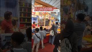 Man shows off gunslinging skills at Tampines pasar malam [upl. by Hobbie]