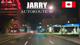 Montréal Tour Trepate Jarry  Autopista 40 Canada 4k vídeo [upl. by Cacka669]