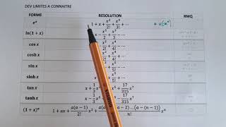 Les DÉVELOPPEMENTS LIMITÉS IMPORTANTS  formules de TAYLOR  Résumé  Maths Prepa Licence [upl. by Yerffej282]