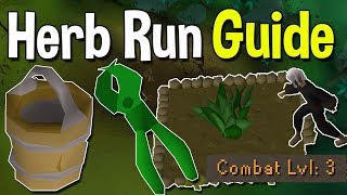 How to Complete Your First Herb Run From Scratch A Beginner Guide to a Basic Herb RunOSRS [upl. by Brewster373]