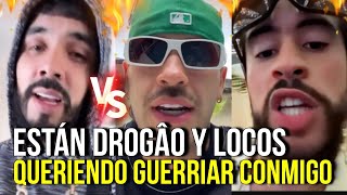 ESTÃN DROGA0 Y LOC0S PAL CARAJO PROBLEMA ANUEL CONTRA FEID Y BAD BUNNY ANUEL PRENDE A FEID Y BAD [upl. by Baten]