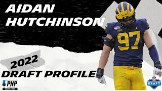 Aidan Hutchinson Draft Profile  NFL Draft 2022 [upl. by Chiquia]