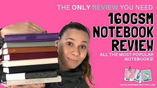 The ONLY 160gsm dot grid Notebook Review you need Comparing 8x Most Popular Notebooks [upl. by Nicodemus590]