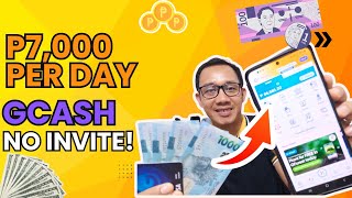 PAANO KUMITA SA GCASH P7000 PER DAY NG WALANG INVITE GAMIT ANG CELLPHONE [upl. by Ioves826]