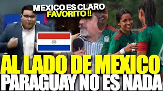 PRENSA PARAGUAYA CON MIEDO DE ENFRENTAR A LAS MEXICANAS  COPA ORO FEMENIL [upl. by Analim]