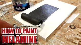 How Do I Paint Melamine DIY Tips [upl. by Yerkovich722]