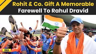 India VS South Africa Highlights Rohit amp Co Bid Farewell To Rahul Dravid With T20 World Cup Victory [upl. by Frame415]