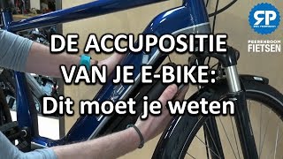 DE BESTE PLEK VOOR JE E BIKE ACCU Dit moet je weten [upl. by Noillimaxam]