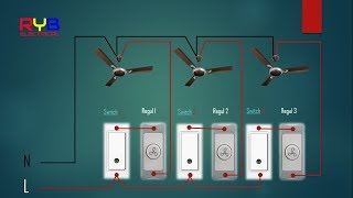 fan connection with regulator Wiring Diagram [upl. by Ainafets]